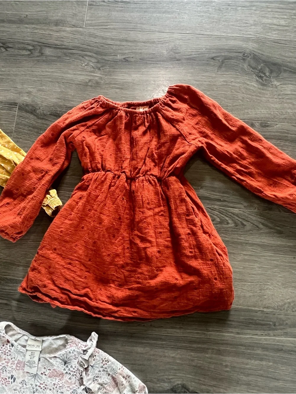 Cat & Jack Girls' Dresses in Mustard, Rust, Mint & Floral